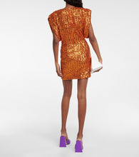The Attico Annie sequined minidress