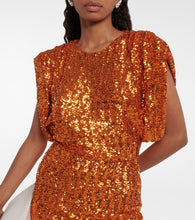The Attico Annie sequined minidress