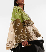 The Attico Bandana cotton popline minidress