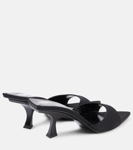 The Attico Bes satin mules