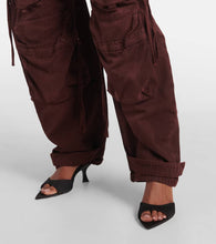 The Attico Bes satin mules