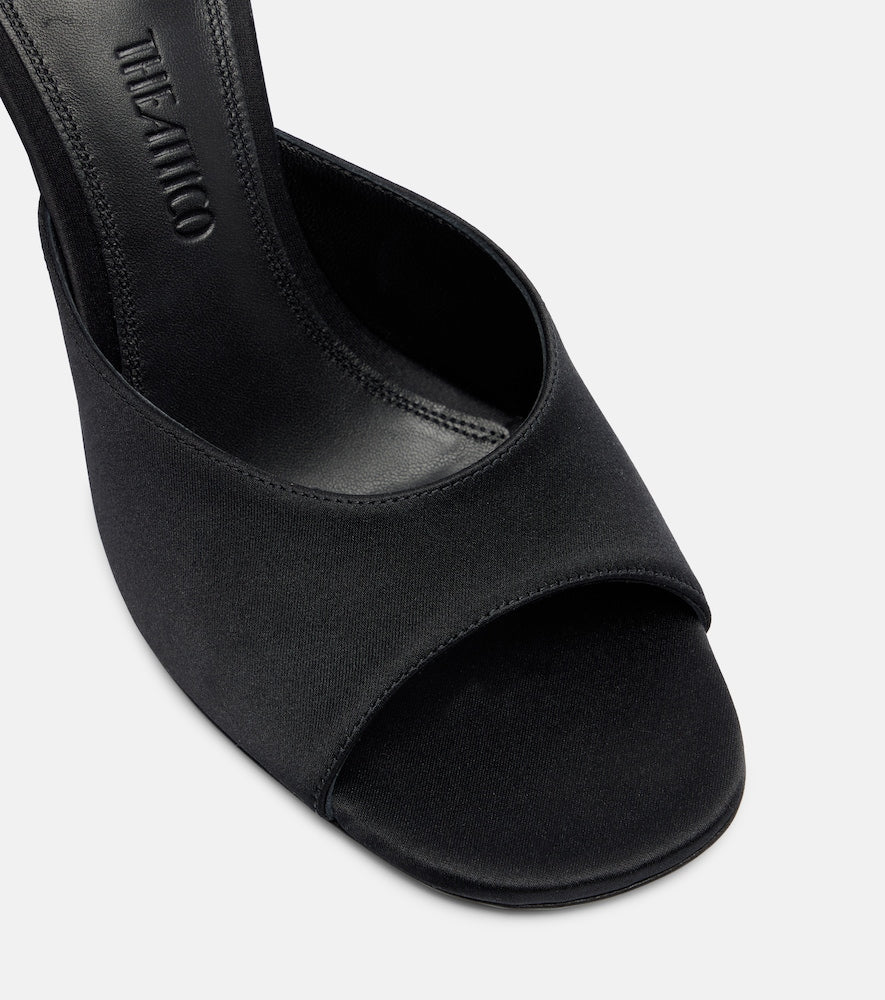 The Attico Betta satin mules