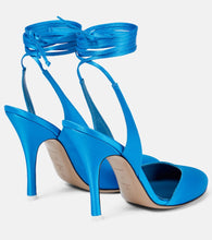 The Attico Carrie satin pumps