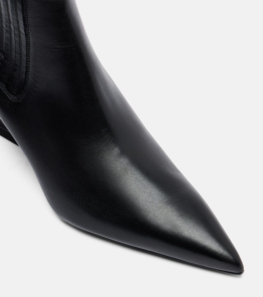 The Attico Cheope leather ankle boots