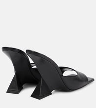 The Attico Cheope leather mules