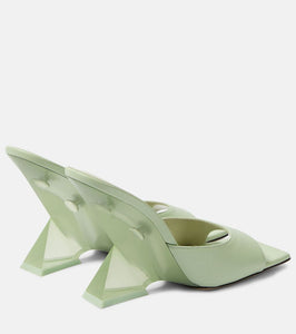 The Attico Cheope leather mules