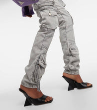 The Attico Cheope leather mules