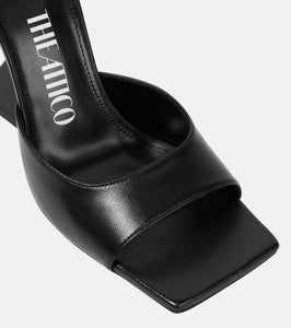 The Attico Cheope leather mules