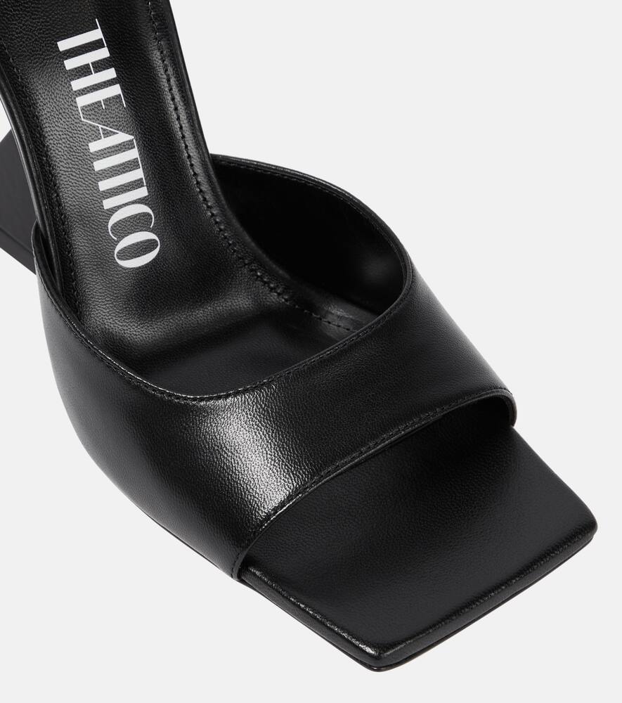 The Attico Cheope leather mules