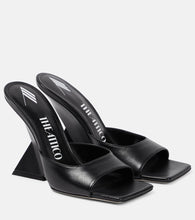 The Attico Cheope leather mules
