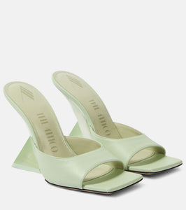The Attico Cheope leather mules