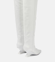 The Attico Cheope leather over-the-knee boots