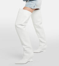 The Attico Cheope leather over-the-knee boots