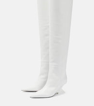 The Attico Cheope leather over-the-knee boots