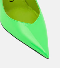 The Attico Cheope patent leather wedge pumps