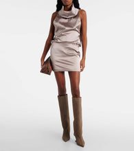 The Attico Cheope suede knee-high boots