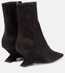The Attico Cheope suede leather ankle boots 60mm