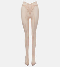 The Attico Cheopissima mesh over-the-knee boots