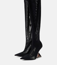 The Attico Cheopissima thigh high 105 boots