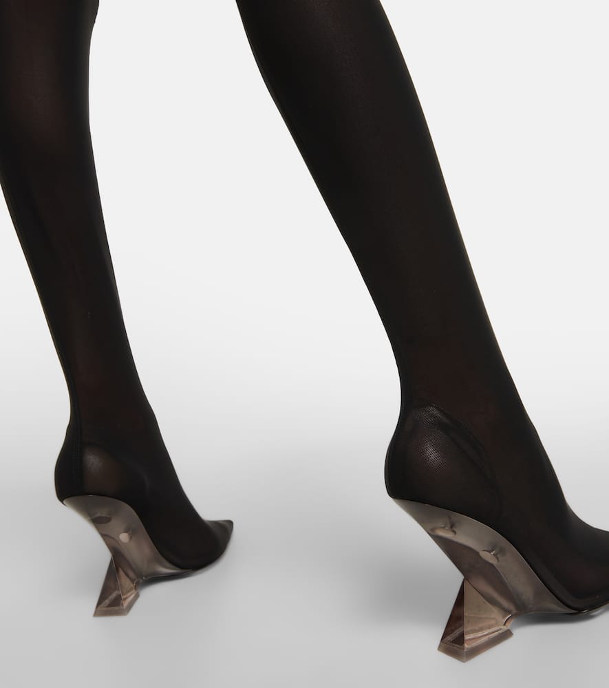 The Attico Cheopissima thigh high 105 boots