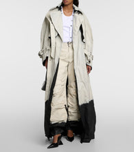 The Attico Coated denim trench coat