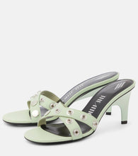 The Attico Cosmo leather sandals