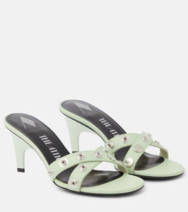 The Attico Cosmo leather sandals