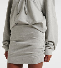 The Attico Cotton-blend jersey sweatshirt dress