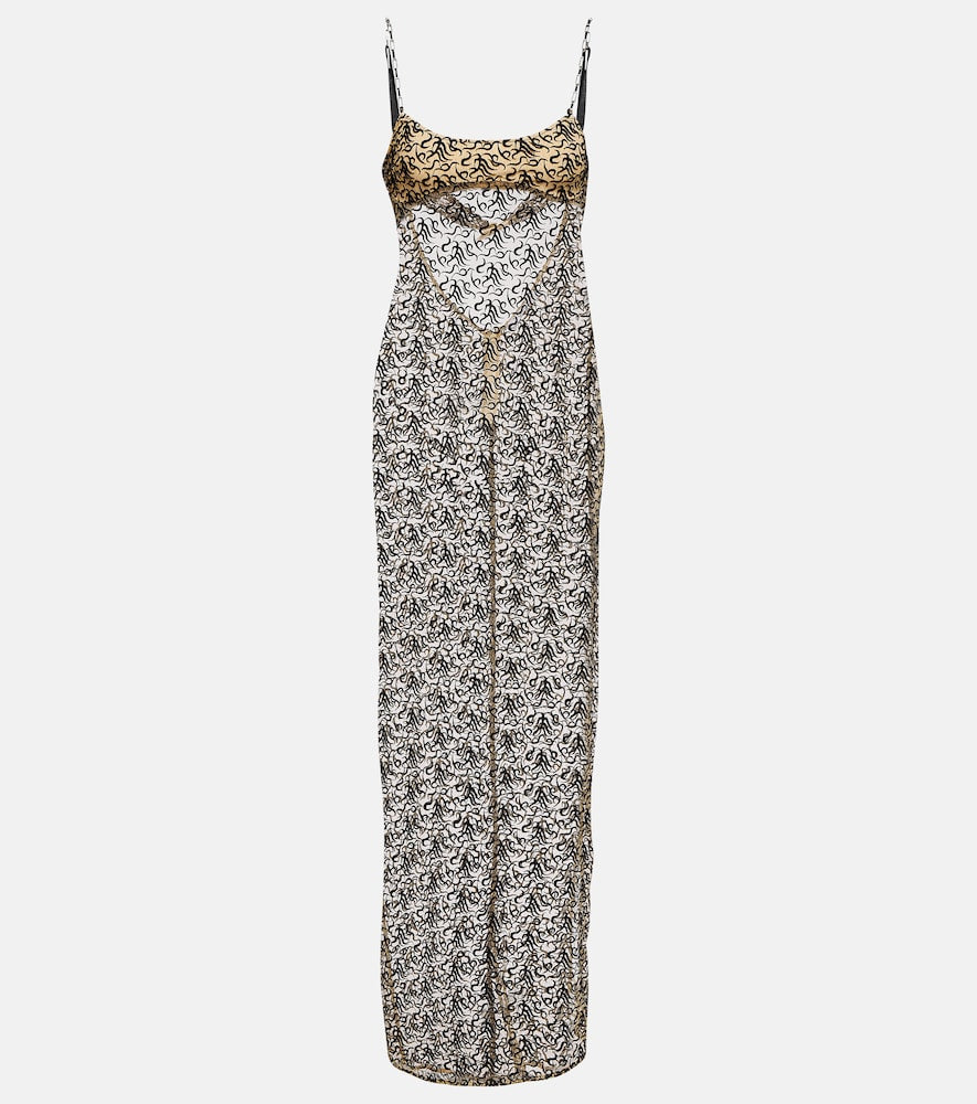 The Attico Cotton-blend maxi dress. Attico 棉混纺长款连衣裙