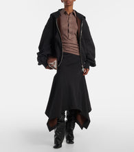 The Attico Cotton fleece hoodie