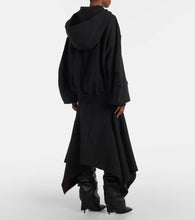 The Attico Cotton fleece hoodie