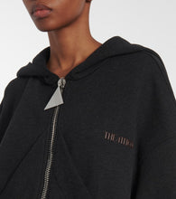 The Attico Cotton fleece hoodie