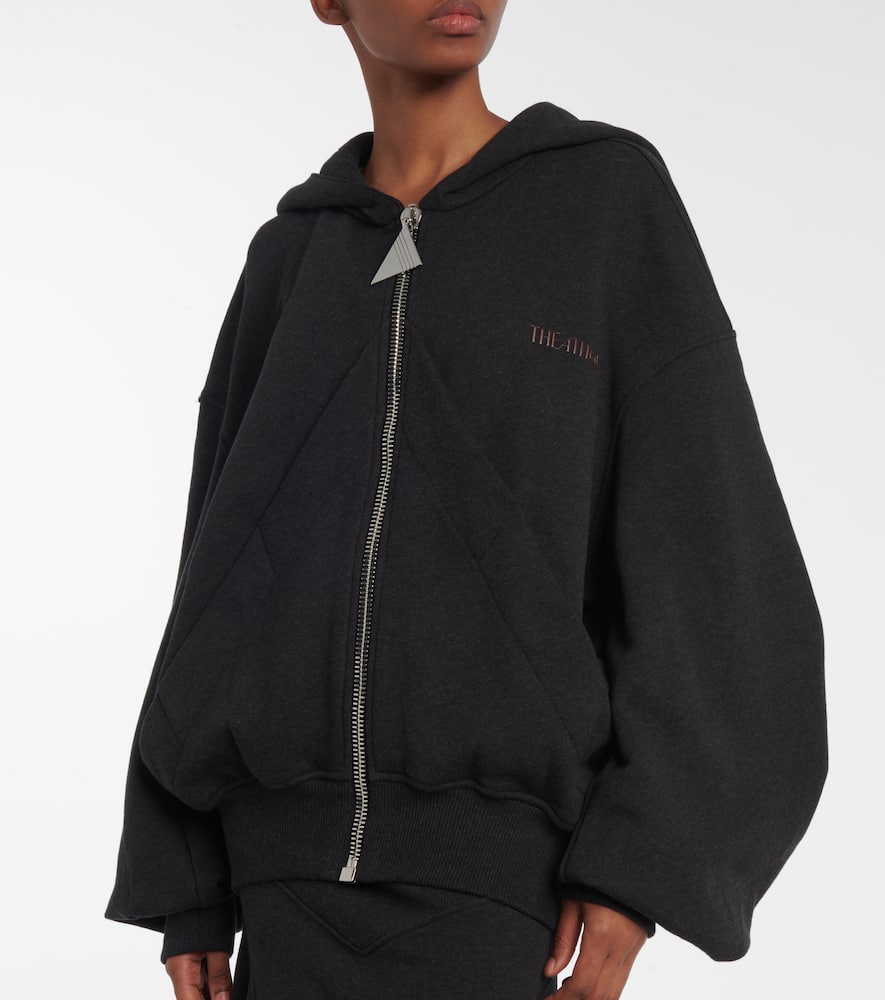 The Attico Cotton fleece hoodie
