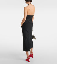 The Attico Cutout midi skirt