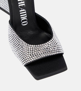 The Attico Devon crystal-embellished mules