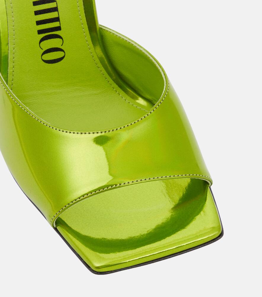 The Attico Devon faux leather mules