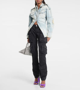 The Attico Distressed denim jacket