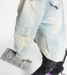 The Attico Distressed denim jacket