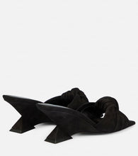 The Attico Duse suede leather sandals