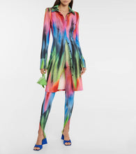 The Attico Elton printed shirt dress