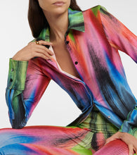 The Attico Elton printed shirt dress
