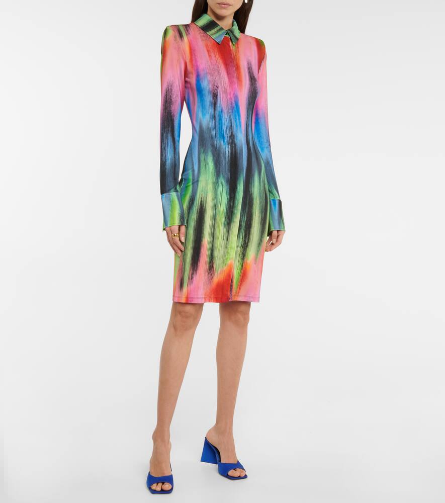 The Attico Elton printed shirt dress