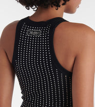 The Attico Embellished cotton minidress
