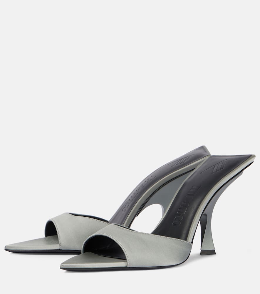 The Attico Ester 95 satin mules