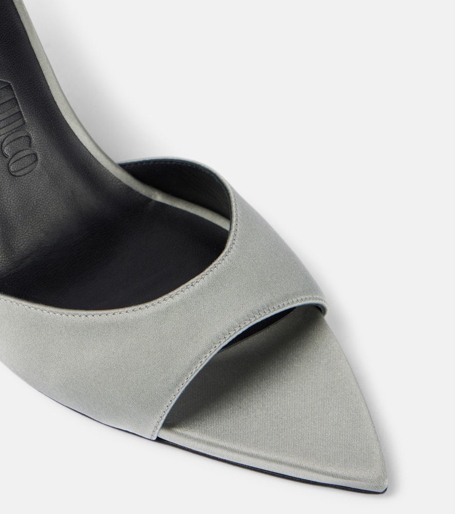 The Attico Ester 95 satin mules