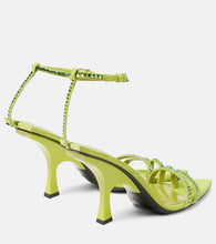 The Attico Ester embellished suede sandals