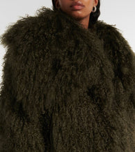 The Attico Faux fur bomber jacket