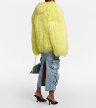 The Attico Faux fur cropped coat