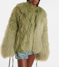 The Attico Faux fur jacket