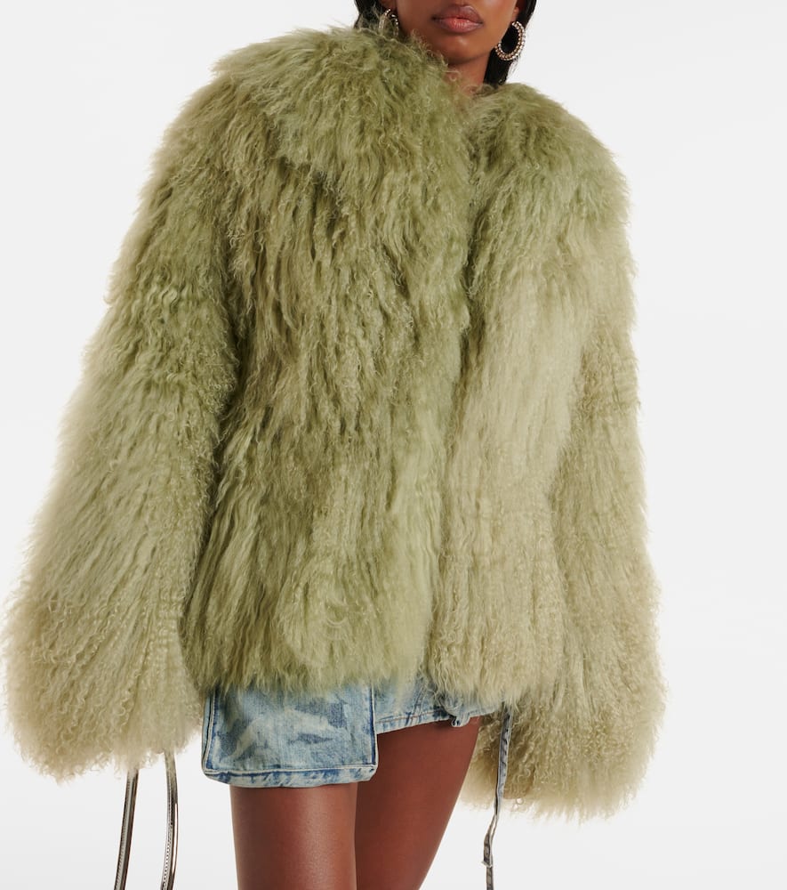 The Attico Faux fur jacket